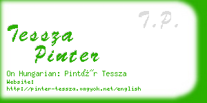 tessza pinter business card